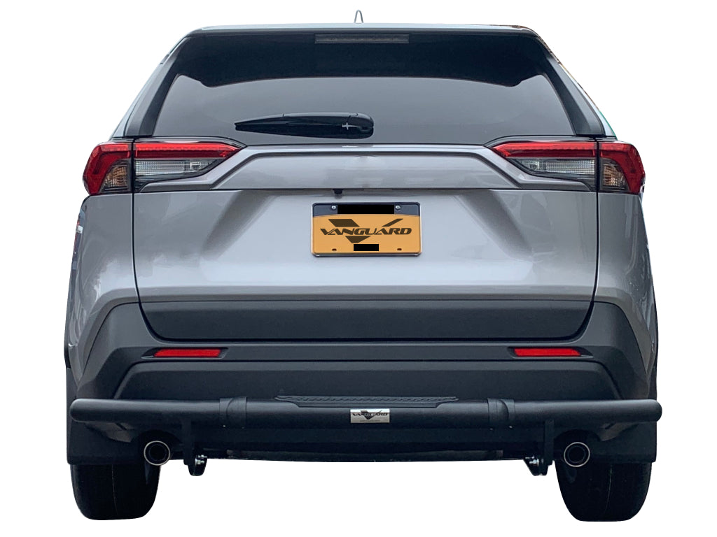 Vanguard Black Powdercoat Rear Guards Rear Bumper Guards Bumper Guard for 2019-2024 toyota rav4 nan
