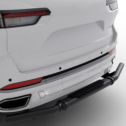 Vanguard Black Powdercoat Rear Guards Rear Bumper Guards Bumper Guard for 2022-2024 jeep grand cherokee
