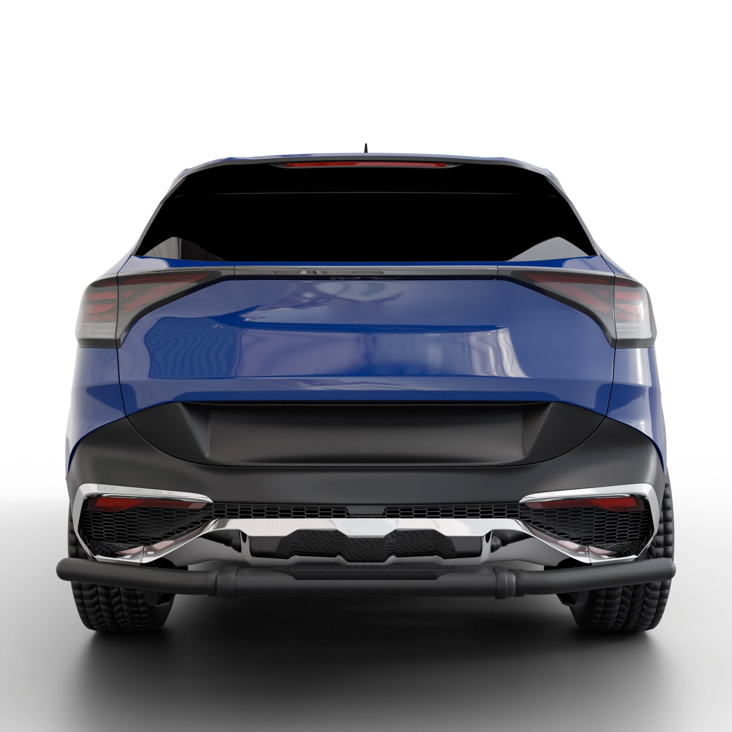 Vanguard Black Powdercoat Rear Guards Rear Bumper Guards Bumper Guard for 2023-2025 kia sportage