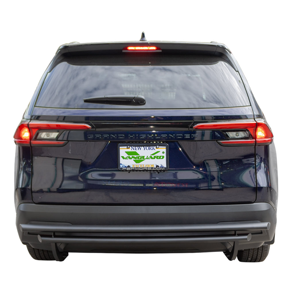Vanguard Black Powdercoat Rear Guards Rear Bumper Guards Bumper Guard for 2024-2025 lexus tx350