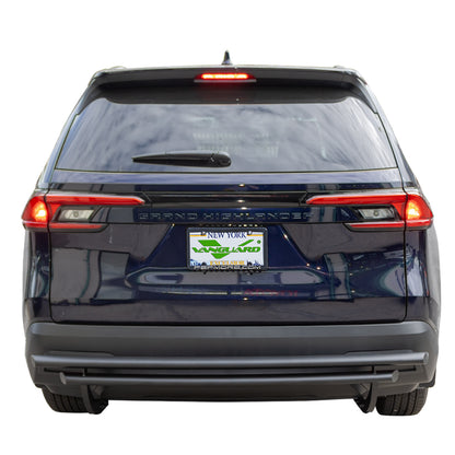 Vanguard Black Powdercoat Rear Guards Rear Bumper Guards Bumper Guard for 2024-2025 toyota grand highlander