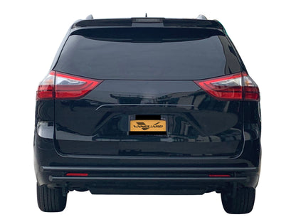 Vanguard Black Powdercoat Rear Guards Rear Bumper Guards Bumper Guard for 2004-2020 toyota sienna