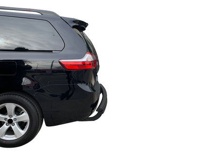 Vanguard Black Powdercoat Rear Guards Rear Bumper Guards Bumper Guard for 2004-2020 toyota sienna