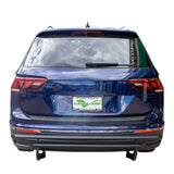 Vanguard Black Powdercoat Rear Guards Rear Bumper Guards Bumper Guard for 2018-2024 volkswagen tiguan