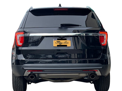 Vanguard Black Powdercoat Rear Guards Rear Bumper Guards Bumper Guard for 2011-2019 ford explorer nan