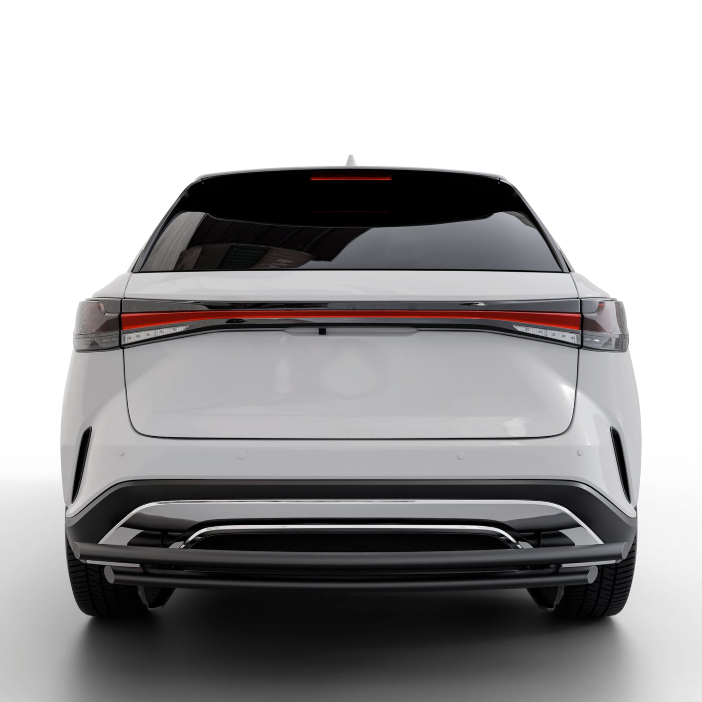 Vanguard Black Powdercoat Rear Guards Rear Bumper Guards Bumper Guard for 2024-2025 lexus rx450h+