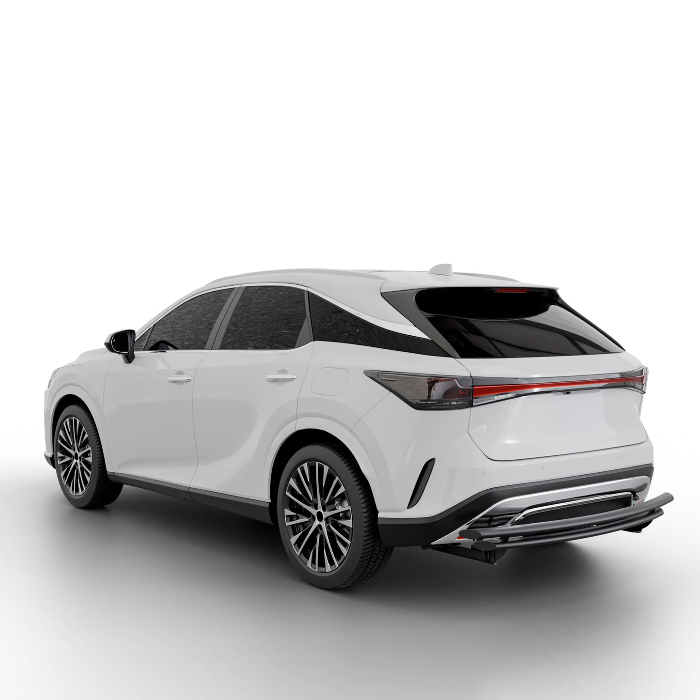 Vanguard Black Powdercoat Rear Guards Rear Bumper Guards Bumper Guard for 2023-2025 lexus rx350h