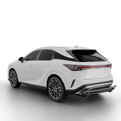 Vanguard Black Powdercoat Rear Guards Rear Bumper Guards Bumper Guard for 2023-2025 lexus rx500h