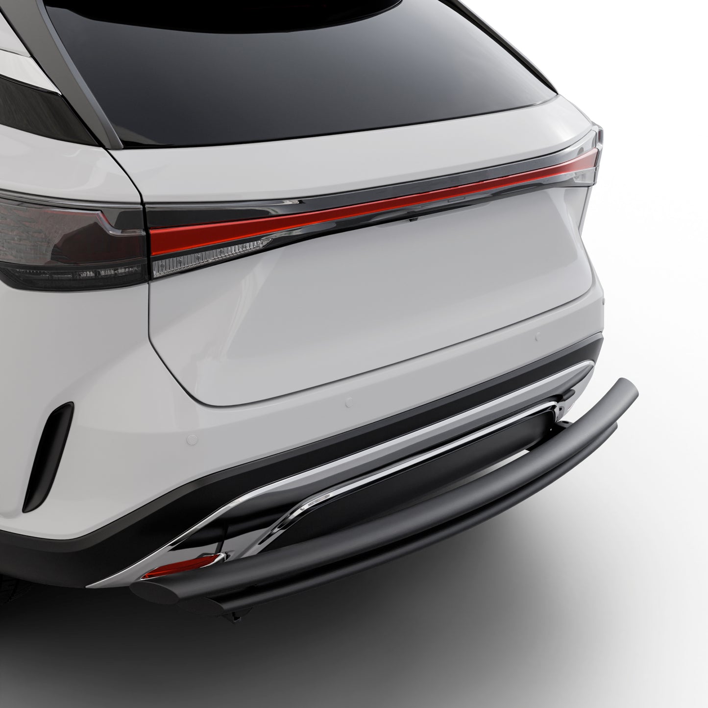 Vanguard Black Powdercoat Rear Guards Rear Bumper Guards Bumper Guard for 2023-2025 lexus rx350