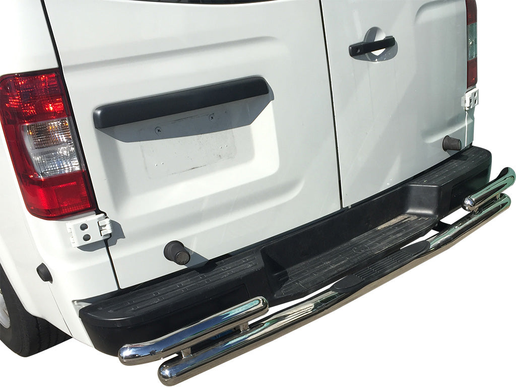 Vanguard Stainless Steel Rear Guards Rear Bumper Guards Bumper Guard for 2012-2021 nissan nv1500 nan