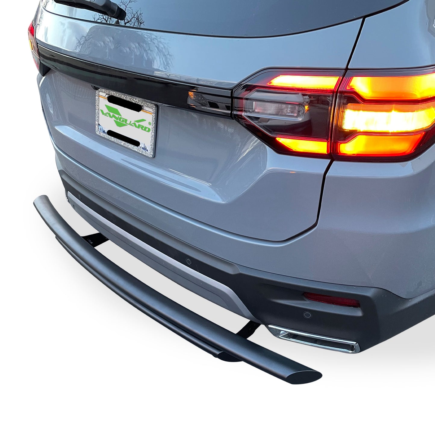 Vanguard Black Powdercoat Rear Guards Rear Bumper Guards Bumper Guard for 2023-2024 honda pilot