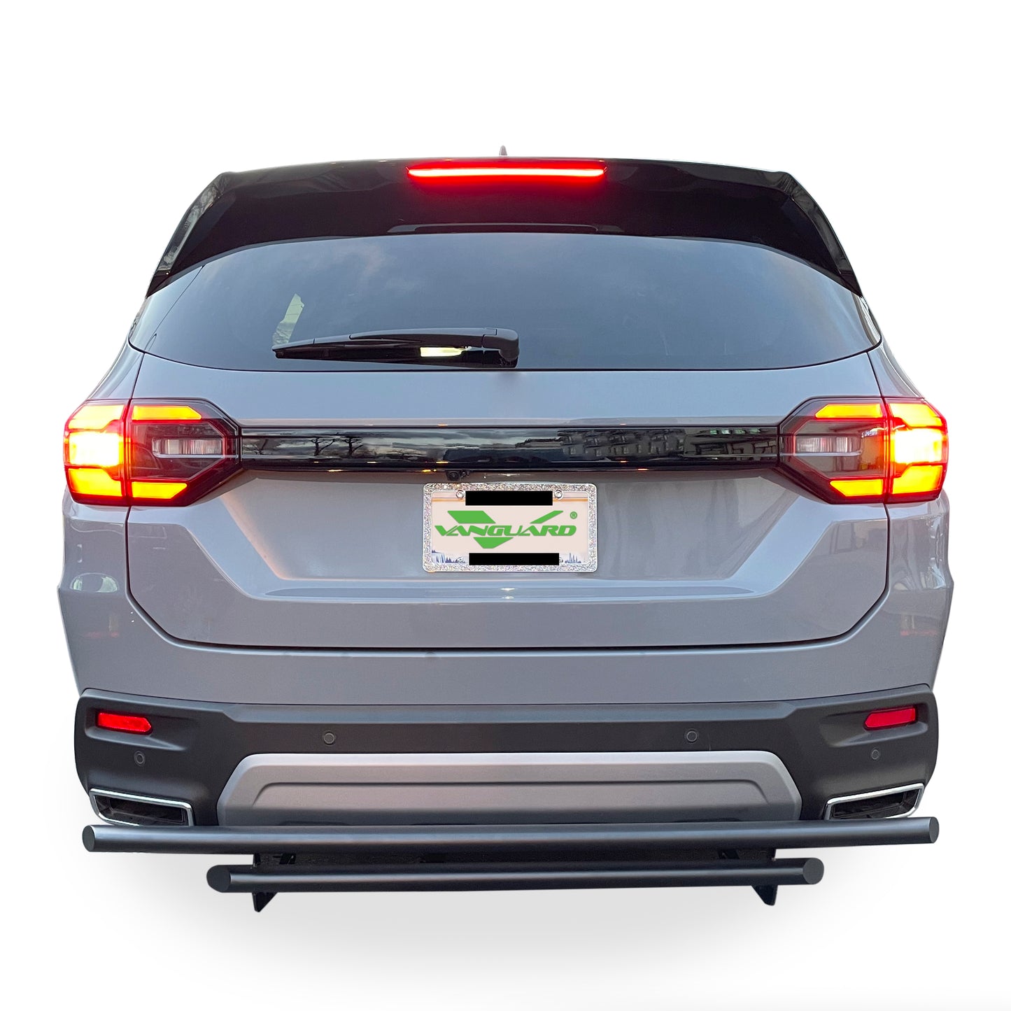 Vanguard Black Powdercoat Rear Guards Rear Bumper Guards Bumper Guard for 2022-2024 acura mdx
