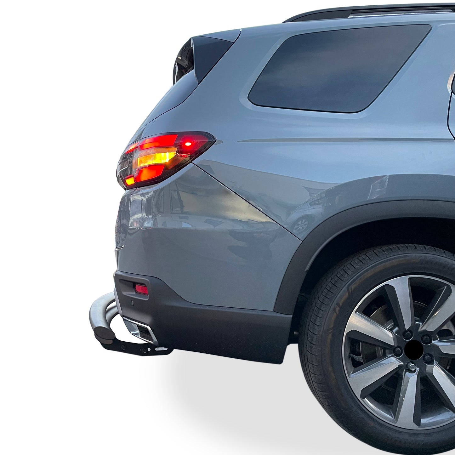 Vanguard Black Powdercoat Rear Guards Rear Bumper Guards Bumper Guard for 2022-2024 acura mdx