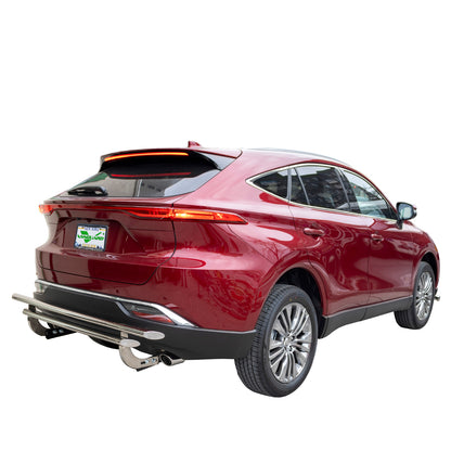 Vanguard Stainless Steel Rear Guards Rear Bumper Guards Bumper Guard for 2021-2024 toyota venza