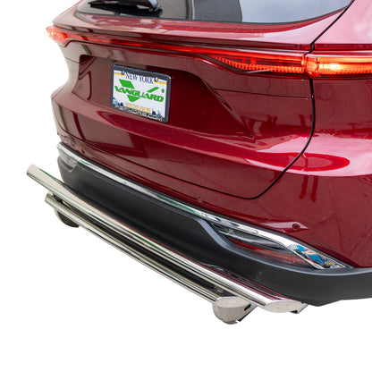Vanguard Stainless Steel Rear Guards Rear Bumper Guards Bumper Guard for 2021-2024 toyota venza
