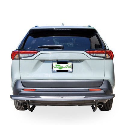 Vanguard Black Powdercoat Rear Guards Rear Bumper Guards Bumper Guard for 2019-2024 toyota rav4 nan