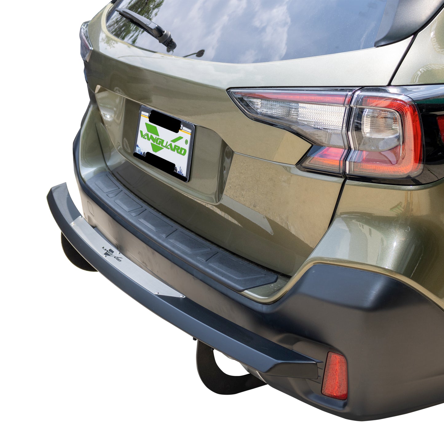 Vanguard Black Powdercoat Rear Guards Rear Bumper Guards Bumper Guard for 2019-2024 subaru outback