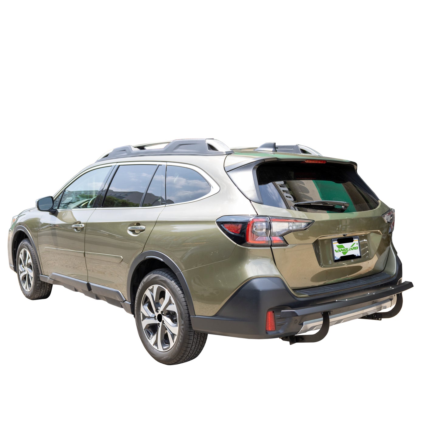 Vanguard Black Powdercoat Rear Guards Rear Bumper Guards Bumper Guard for 2019-2024 subaru outback