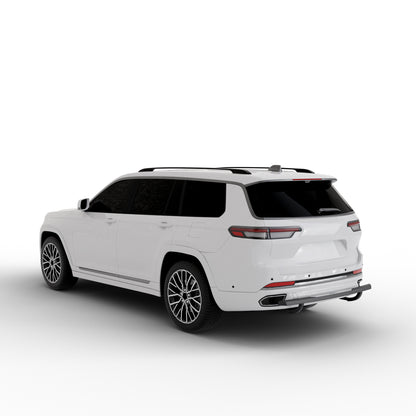 Vanguard Black Powdercoat Rear Guards Rear Bumper Guards Bumper Guard for 2022-2024 jeep grand cherokee