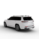 Vanguard Black Powdercoat Rear Guards Rear Bumper Guards Bumper Guard for 2021-2024 jeep grand cherokee l