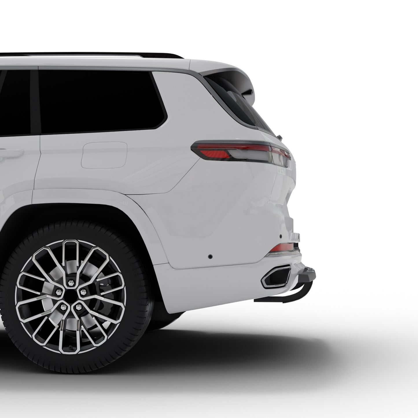 Vanguard Black Powdercoat Rear Guards Rear Bumper Guards Bumper Guard for 2021-2024 ford bronco