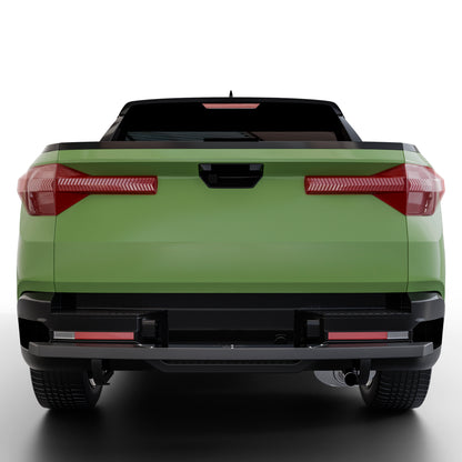 Vanguard Black Powdercoat Rear Guards Rear Bumper Guards Bumper Guard for 2022-2024 hyundai santa cruz
