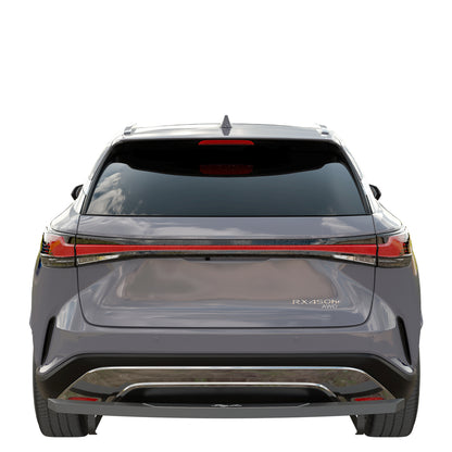 Vanguard Black Powdercoat Rear Guards Rear Bumper Guards Bumper Guard for 2023-2025 lexus rx500h