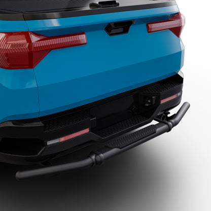 Vanguard Black Powdercoat Rear Guards Rear Bumper Guards Bumper Guard for 2022-2024 hyundai santa cruz