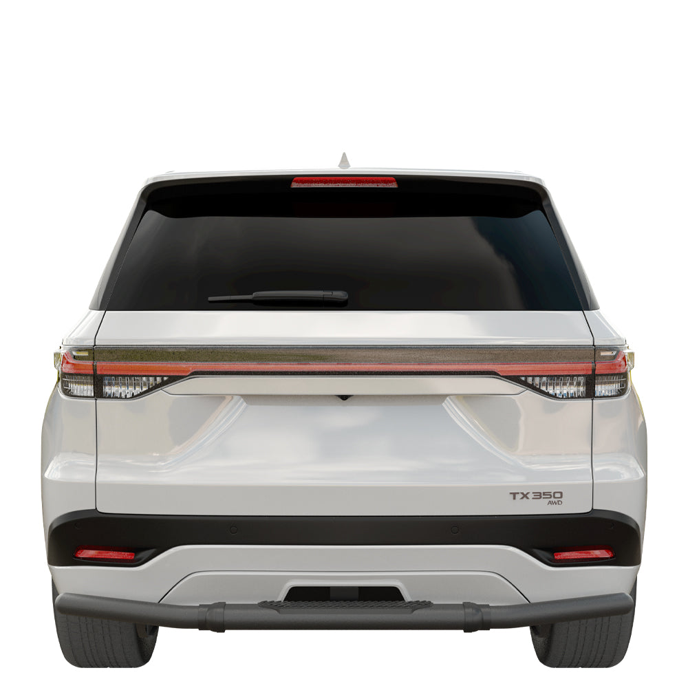 Vanguard Black Powdercoat Rear Guards Rear Bumper Guards Bumper Guard for 2024-2025 toyota grand highlander