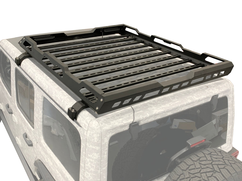 Vanguard Black Powdercoat Roof & Hitch Accessories Roof Racks Roof Rack for 2018-2025 jeep wrangler