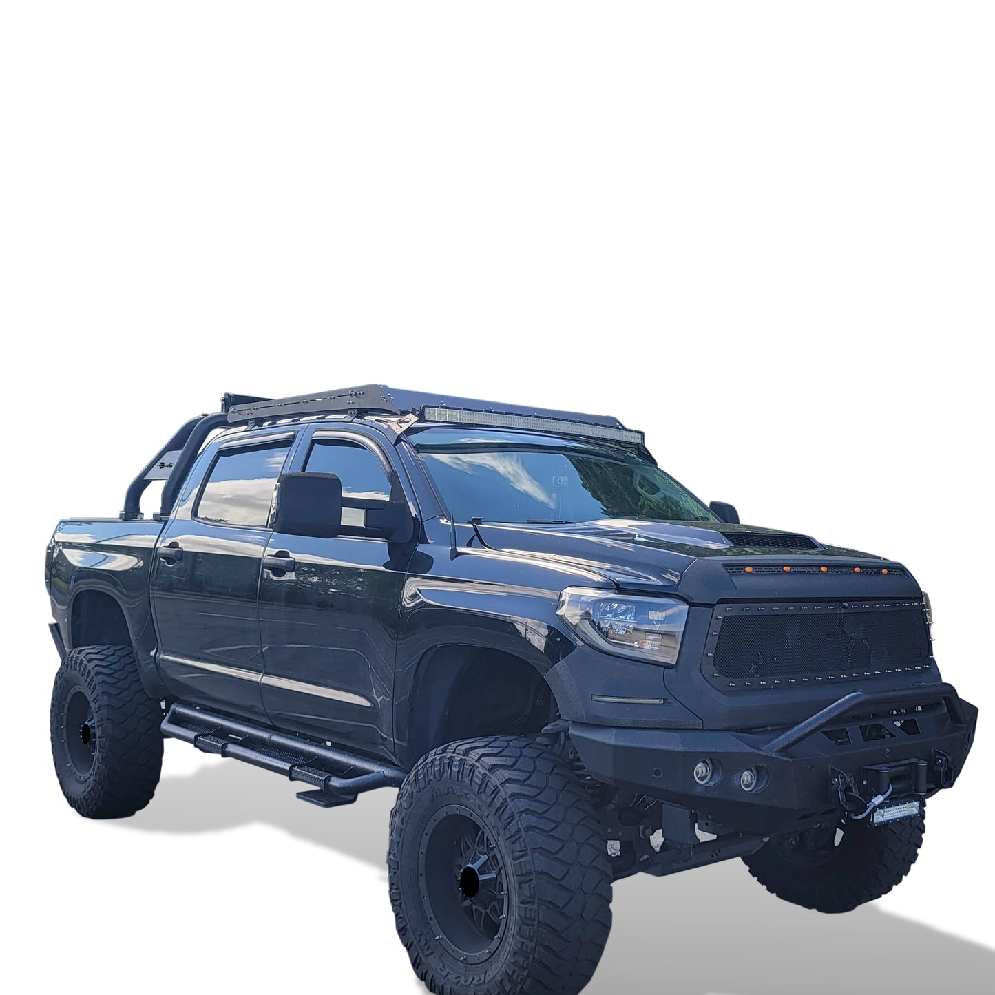 Vanguard Black Powdercoat Roof & Hitch Accessories Roof Racks Roof Rack for 2007-2021 toyota tundra
