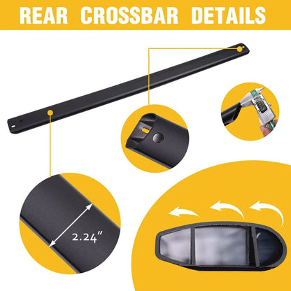 Vanguard Black Powdercoat Roof & Hitch Accessories Roof Racks Roof Rack for 2021-2024 ford bronco