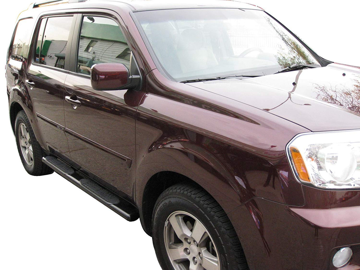 Vanguard Black Powdercoat Side Steps & Running Boards Side Steps Running Board for 2010-2013 acura mdx nan