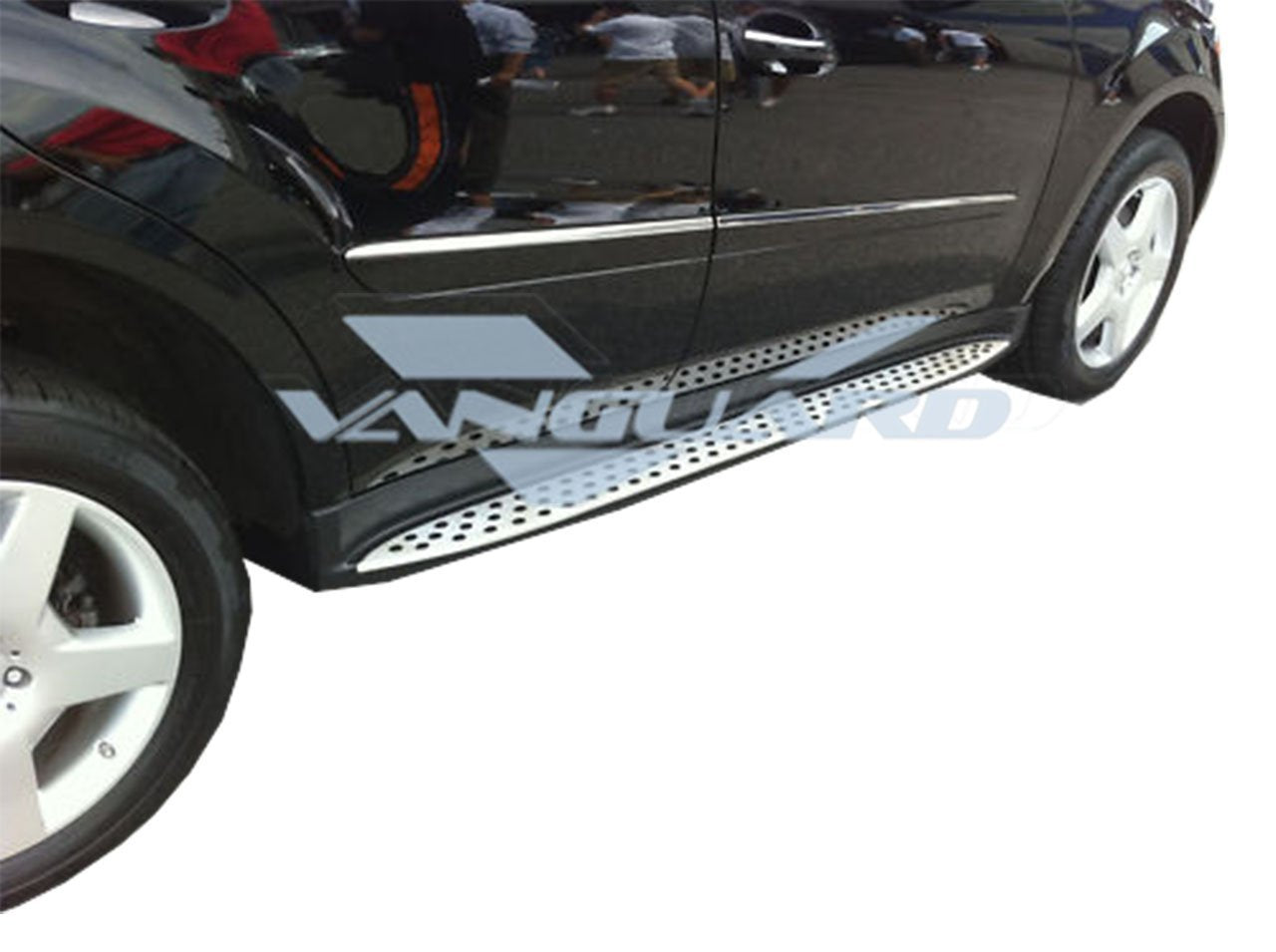 Vanguard Brushed Aluminum Side Steps & Running Boards Running Boards Running Board for 2005-2007 mercedes-benz ml500 nan