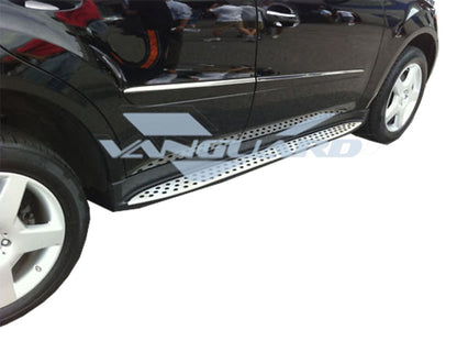 Vanguard Brushed Aluminum Side Steps & Running Boards Running Boards Running Board for 2008-2011 mercedes-benz ml550 nan