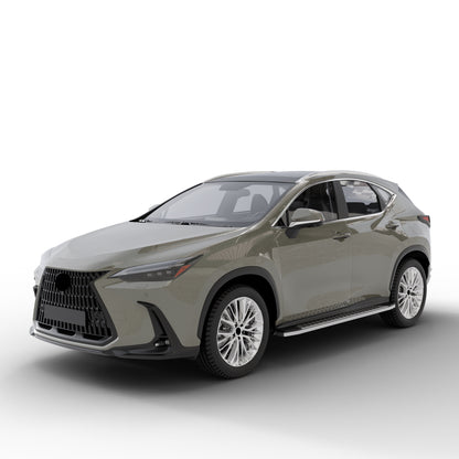 Vanguard Polished Chrome Side Steps & Running Boards Running Boards Step Nerf Bar for 2022-2024 lexus nx350