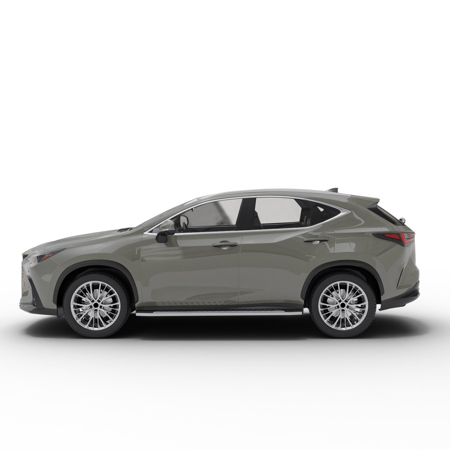 Vanguard Polished Chrome Side Steps & Running Boards Running Boards Step Nerf Bar for 2022-2024 lexus nx250