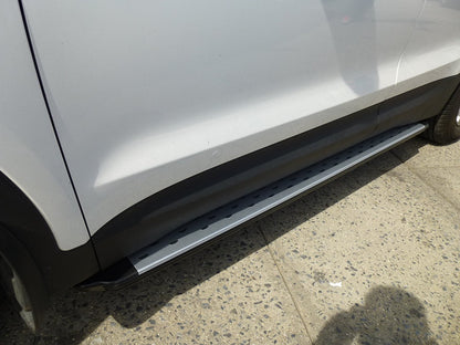 Vanguard Brushed Aluminum Side Steps & Running Boards Running Boards Running Board for 2013-2018 hyundai santa fe nan