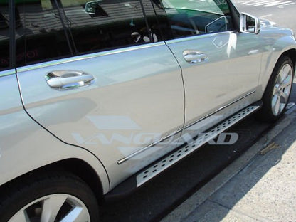 Vanguard Brushed Aluminum Side Steps & Running Boards Running Boards Running Board for 2010-2015 mercedes-benz glk350 nan