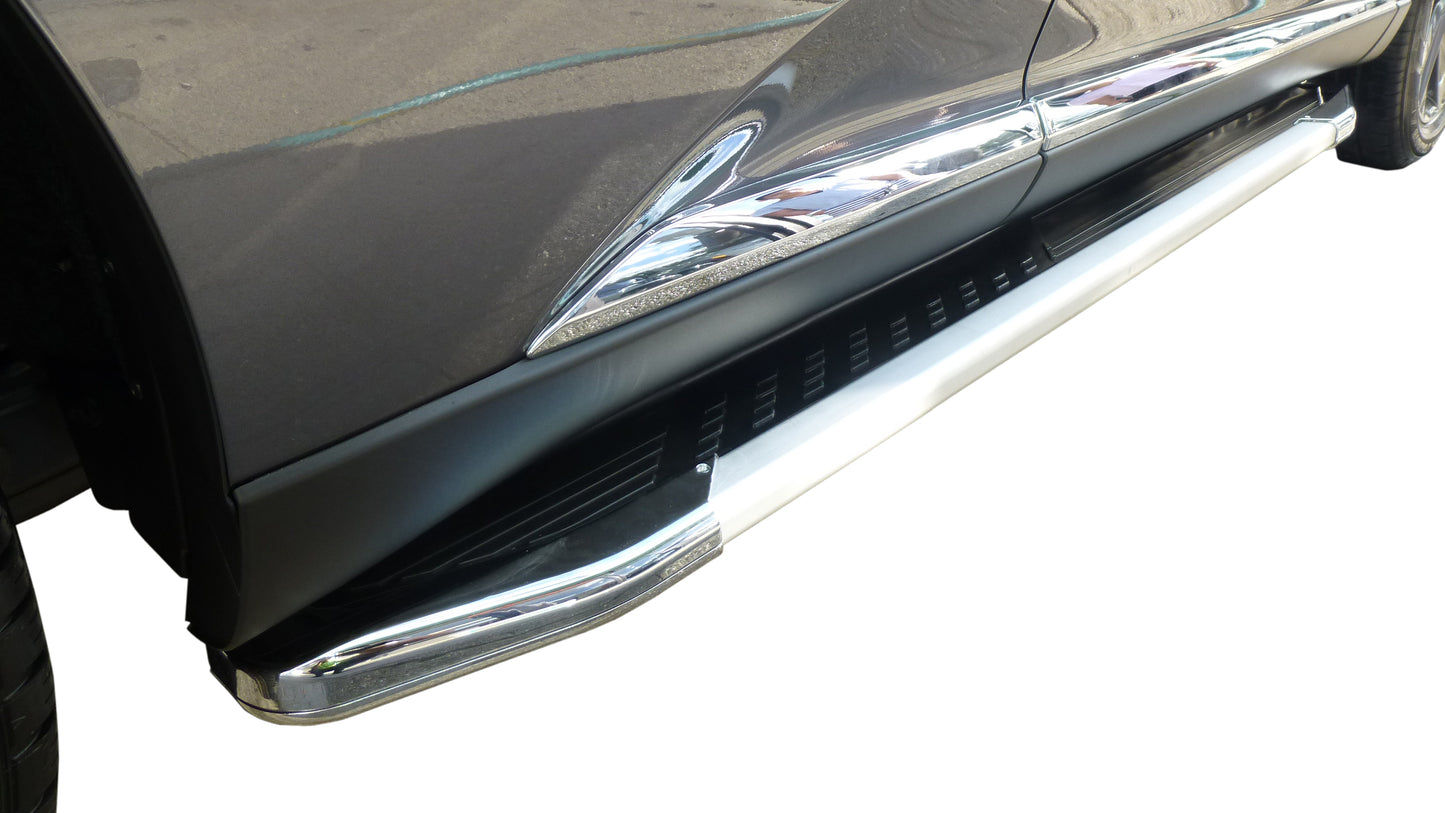 Vanguard Black Side Steps & Running Boards Running Boards Running Board for 2017-2024 toyota 4runner trd off-road