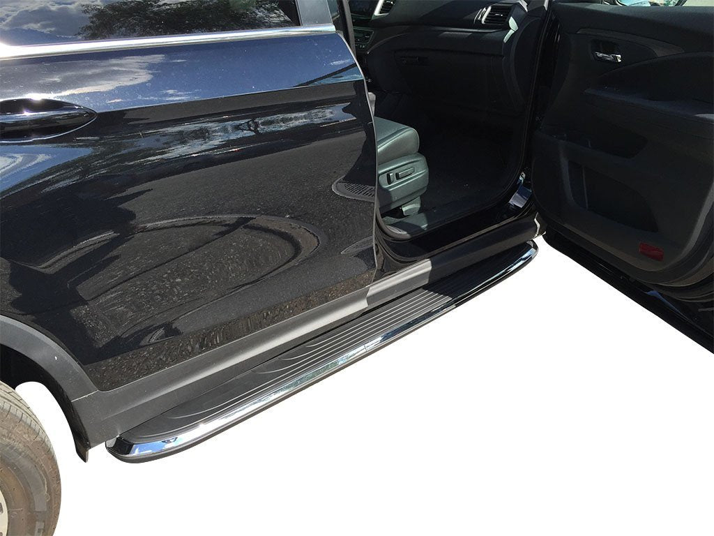Vanguard Black Side Steps & Running Boards Running Boards Running Board for 2014-2016 acura mdx nan