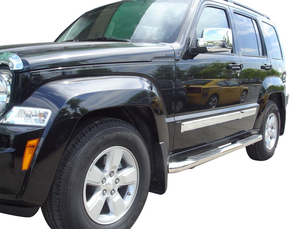 Vanguard Stainless Steel Side Steps & Running Boards Side Steps Running Board for 2008-2012 jeep liberty nan