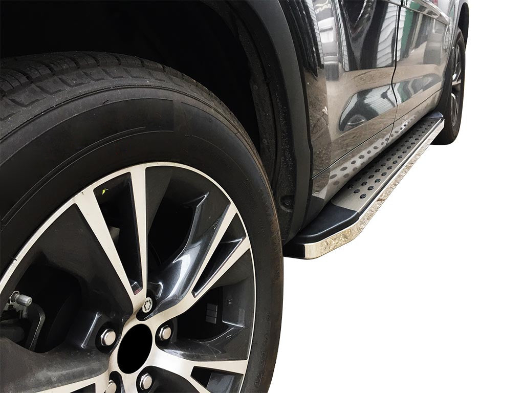 Vanguard Polished Chrome Side Steps & Running Boards Running Boards Running Board for 2014-2019 toyota highlander nan