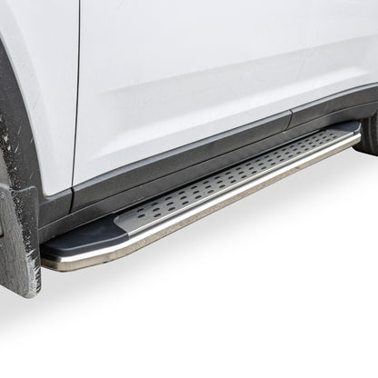 Vanguard Polished Chrome Side Steps & Running Boards Running Boards Step Nerf Bar for 2022-2024 jeep grand cherokee
