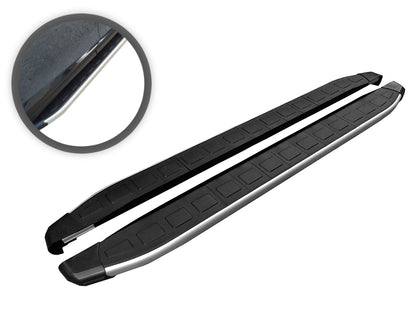 Vanguard Black Side Steps & Running Boards Running Boards Running Board for 2015-2021 lexus nx300h nan
