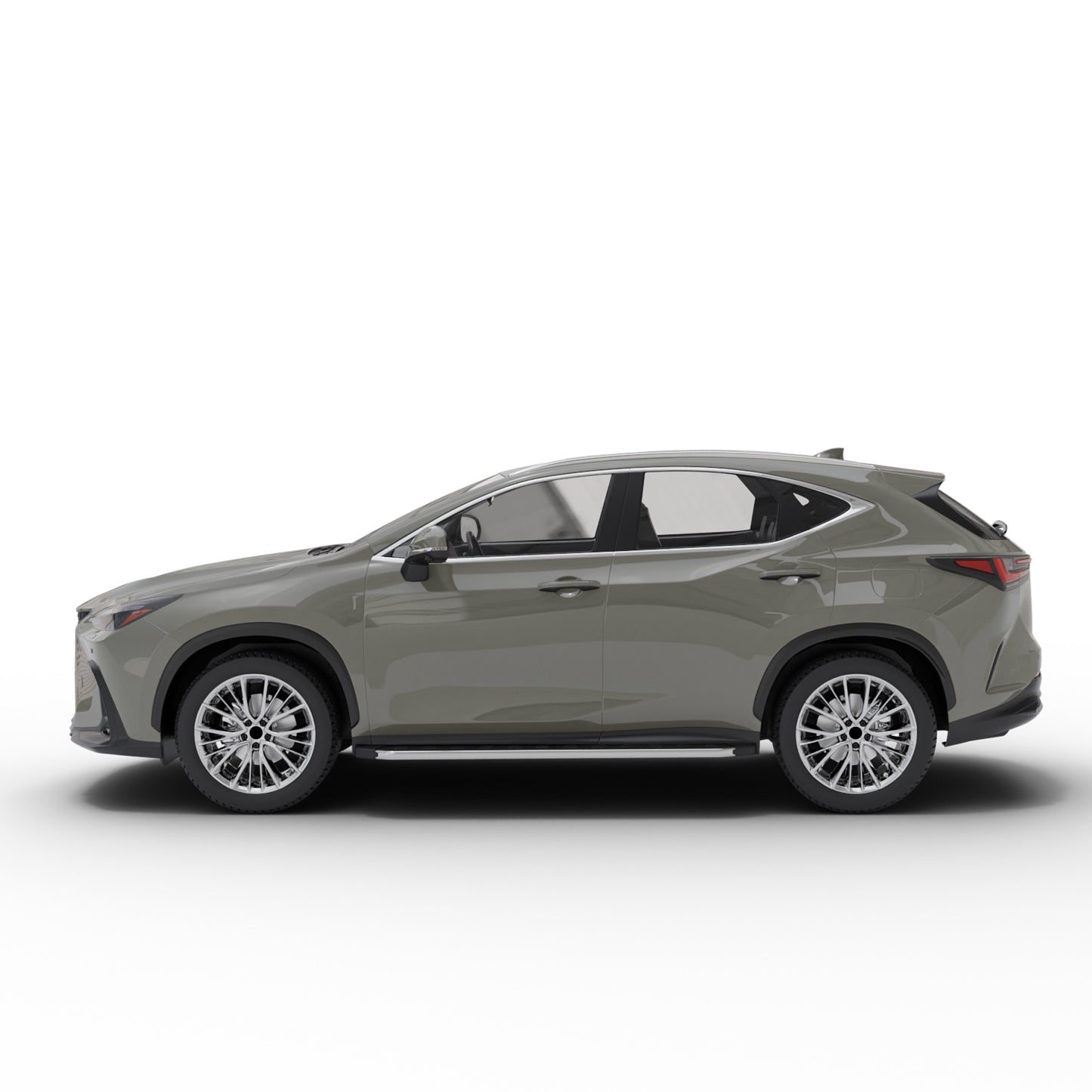 Vanguard Black Side Steps & Running Boards Running Boards Step Nerf Bar for 2022-2024 lexus nx250