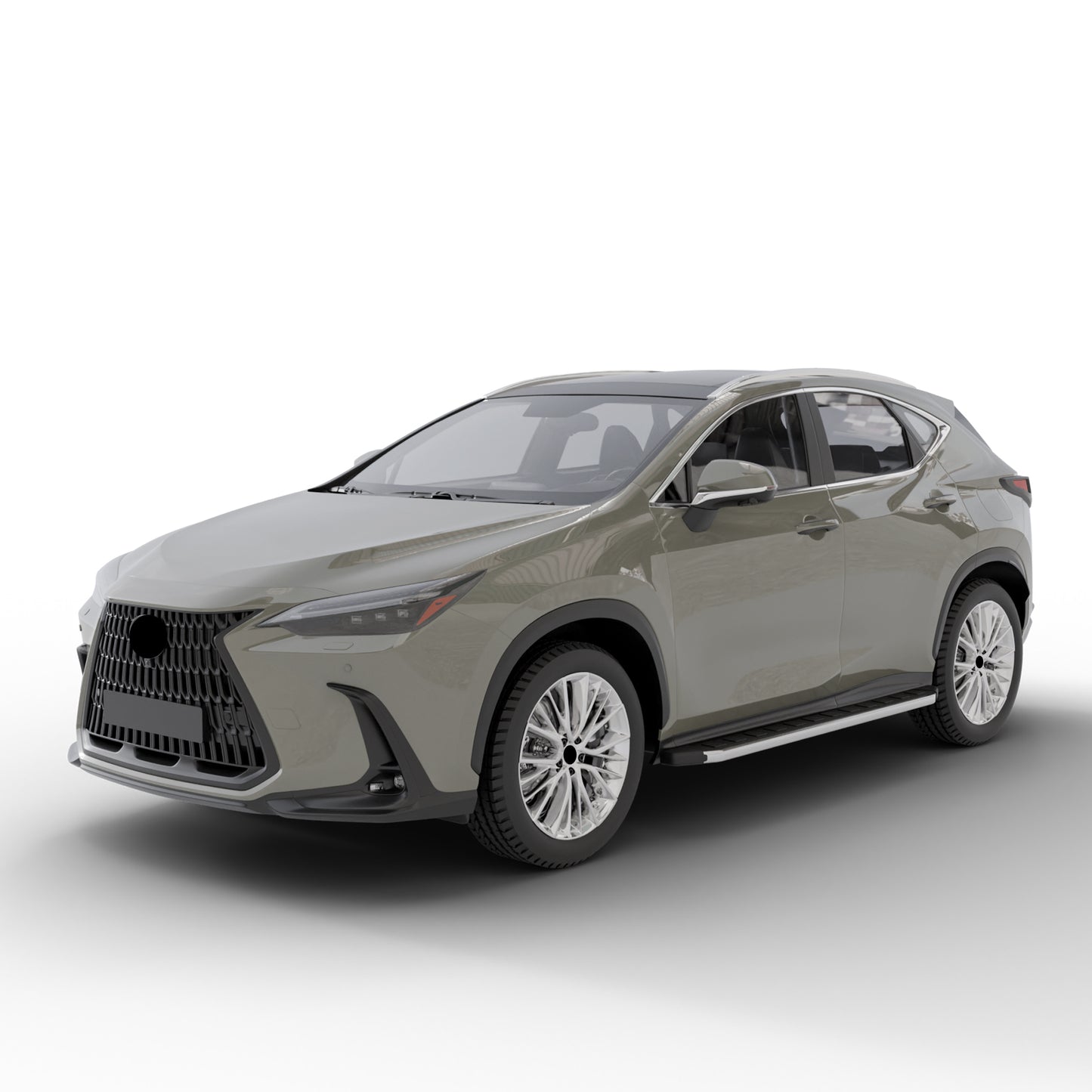 Vanguard Black Side Steps & Running Boards Running Boards Step Nerf Bar for 2022-2024 lexus nx350