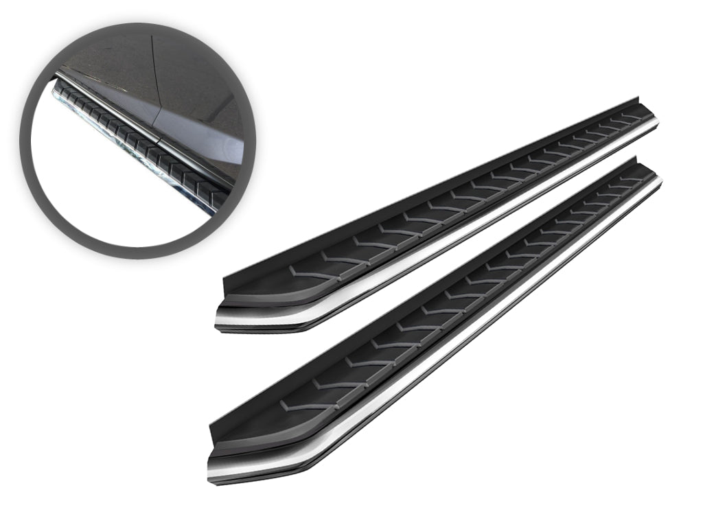 Vanguard Black Side Steps & Running Boards Running Boards Running Board for 2015-2021 lexus nx300h nan