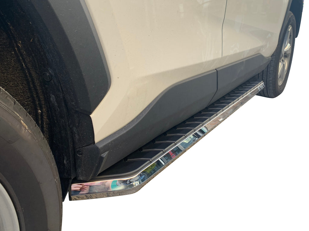 Vanguard Black Side Steps & Running Boards Running Boards Running Board for 2019-2024 toyota rav4 nan