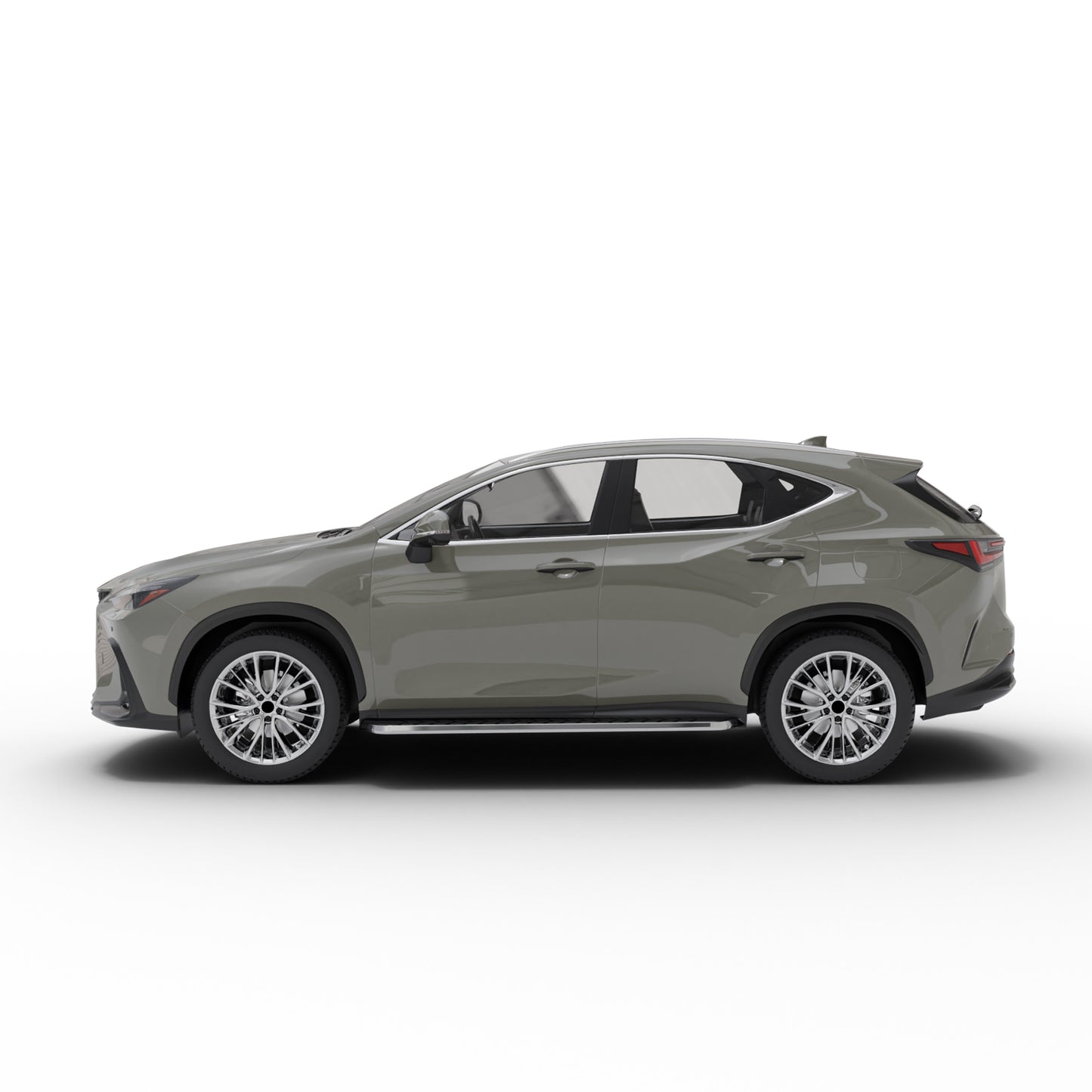 Vanguard Black Side Steps & Running Boards Running Boards Step Nerf Bar for 2022-2024 lexus nx250